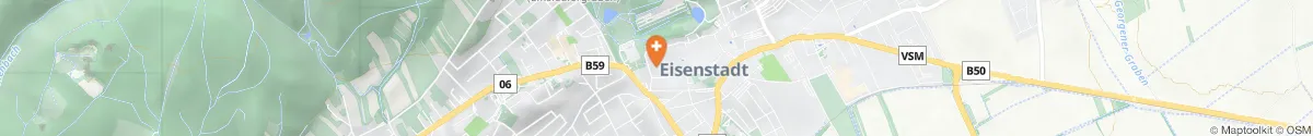 Kartendarstellung des Standorts für Salvator-Apotheke in 7000 Eisenstadt
